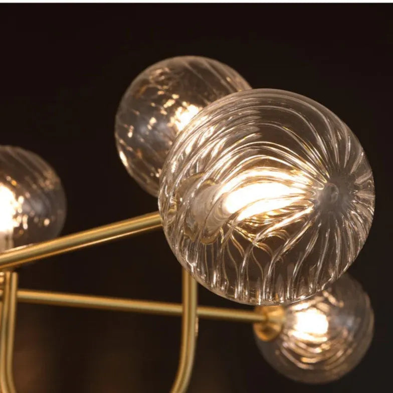 Pendelleuchte Gold Glas nordisch modern leicht luxuriös - Clowas.de