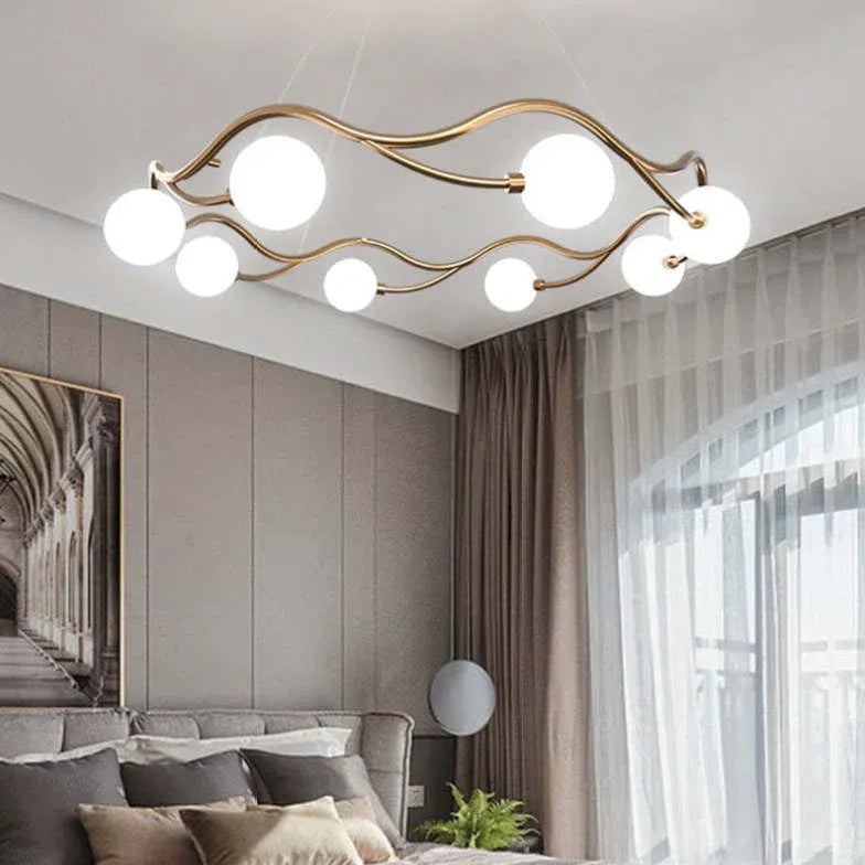 Kronleuchter modern wohnzimmer mit einfachem Ringdesign - Clowas.de