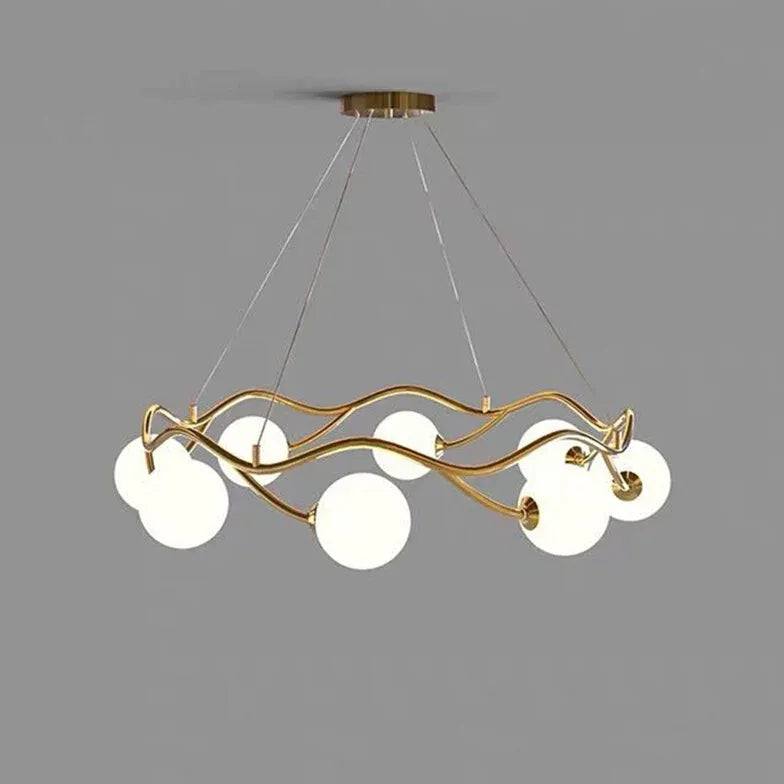 Kronleuchter modern wohnzimmer mit einfachem Ringdesign - Clowas.de