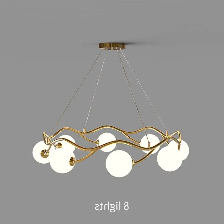 Kronleuchter modern wohnzimmer mit einfachem Ringdesign - Clowas.de