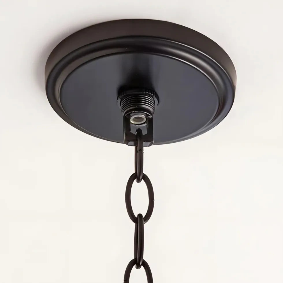 Kronleuchter schwarz metall modern im amerikanischen Eisenstil - Clowas.de
