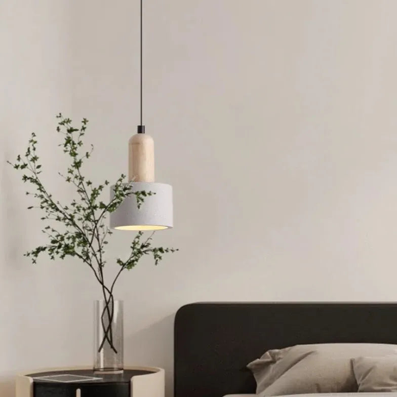 Lampen Pendelleuchten gelber Lochstein nordischer japanischer Stil - Clowas.de