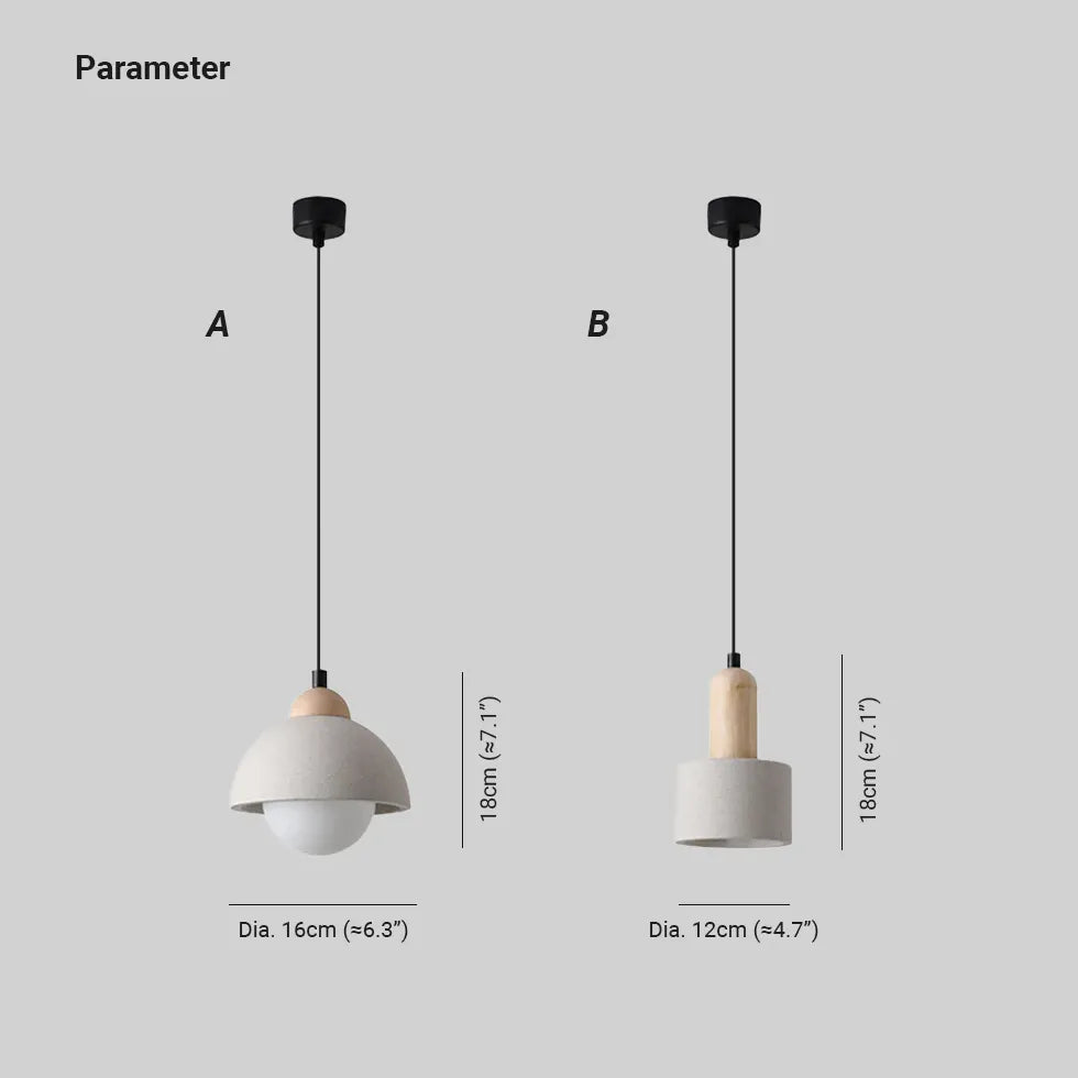 Lampen Pendelleuchten gelber Lochstein nordischer japanischer Stil - Clowas.de