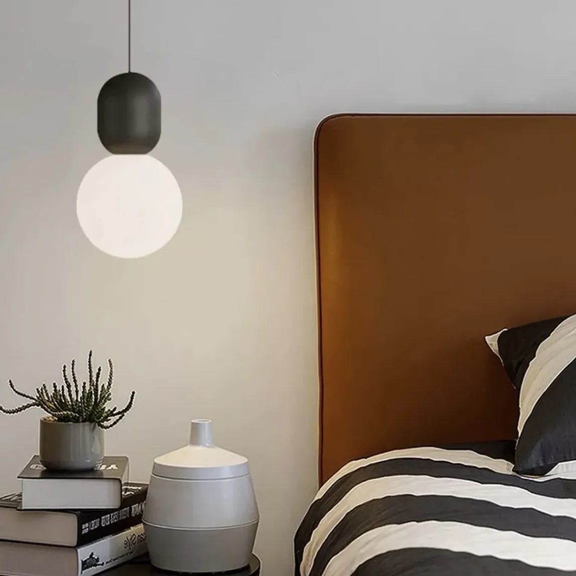 Kugel Pendelleuchte Glas Nordisch Modern Einfach Runde - Clowas.de