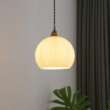 Kugel Pendelleuchte Glas nordisch Retro Vollkupfer Glas - Clowas.de