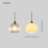 Kugel Pendelleuchte Glas nordisch Retro Vollkupfer Glas - Clowas.de
