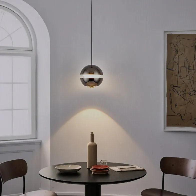 Kugel Pendelleuchte Schwarz elegantes modernes Design - Clowas.de
