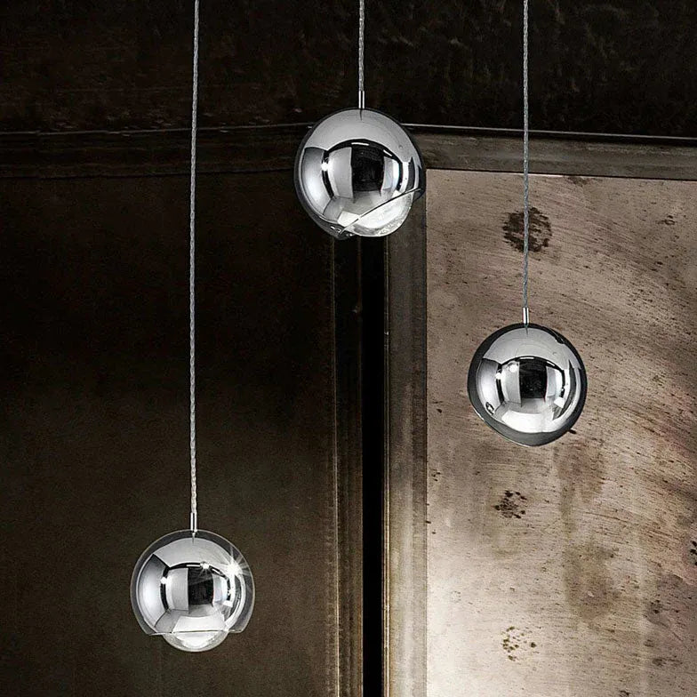 Kugel Pendelleuchte Wohnzimmer modernes minimalistisches Nordischdesign - Clowas.de