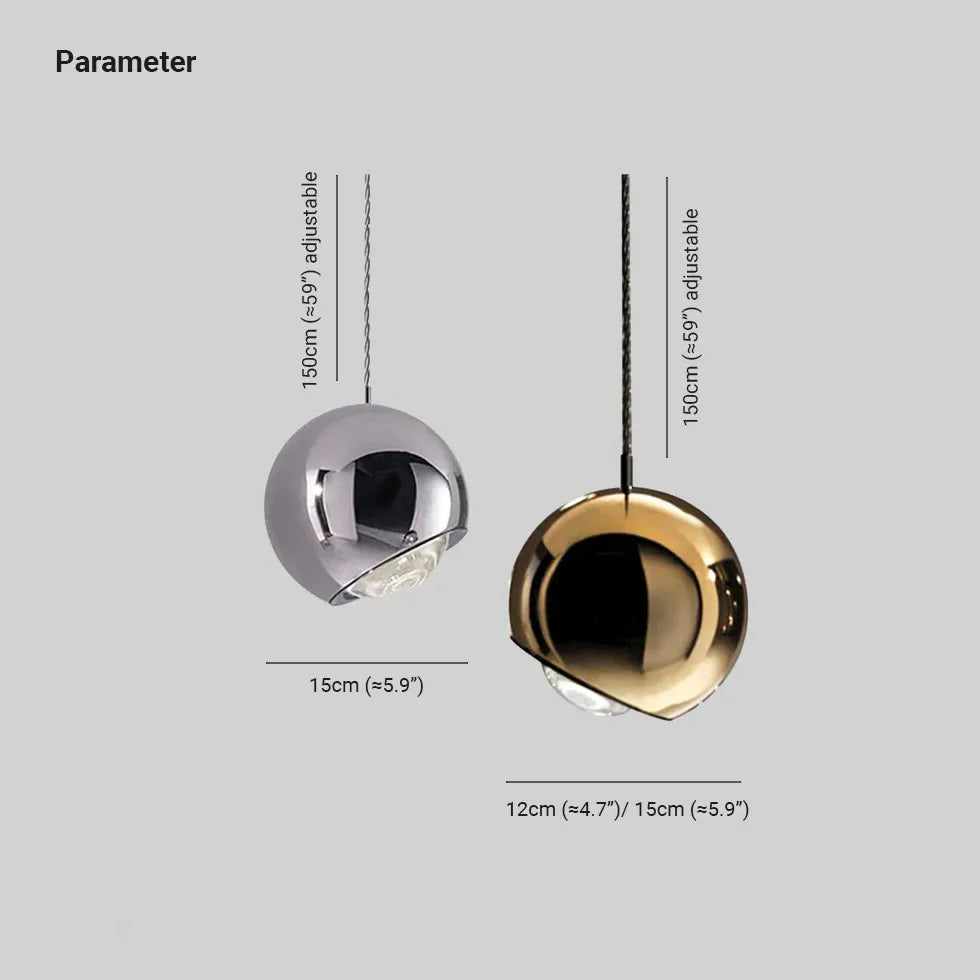 Kugel Pendelleuchte Wohnzimmer modernes minimalistisches Nordischdesign - Clowas.de