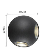 Kugelleuchte schwarz stilvolles modernes Design innenbeleuchtung - Clowas.de