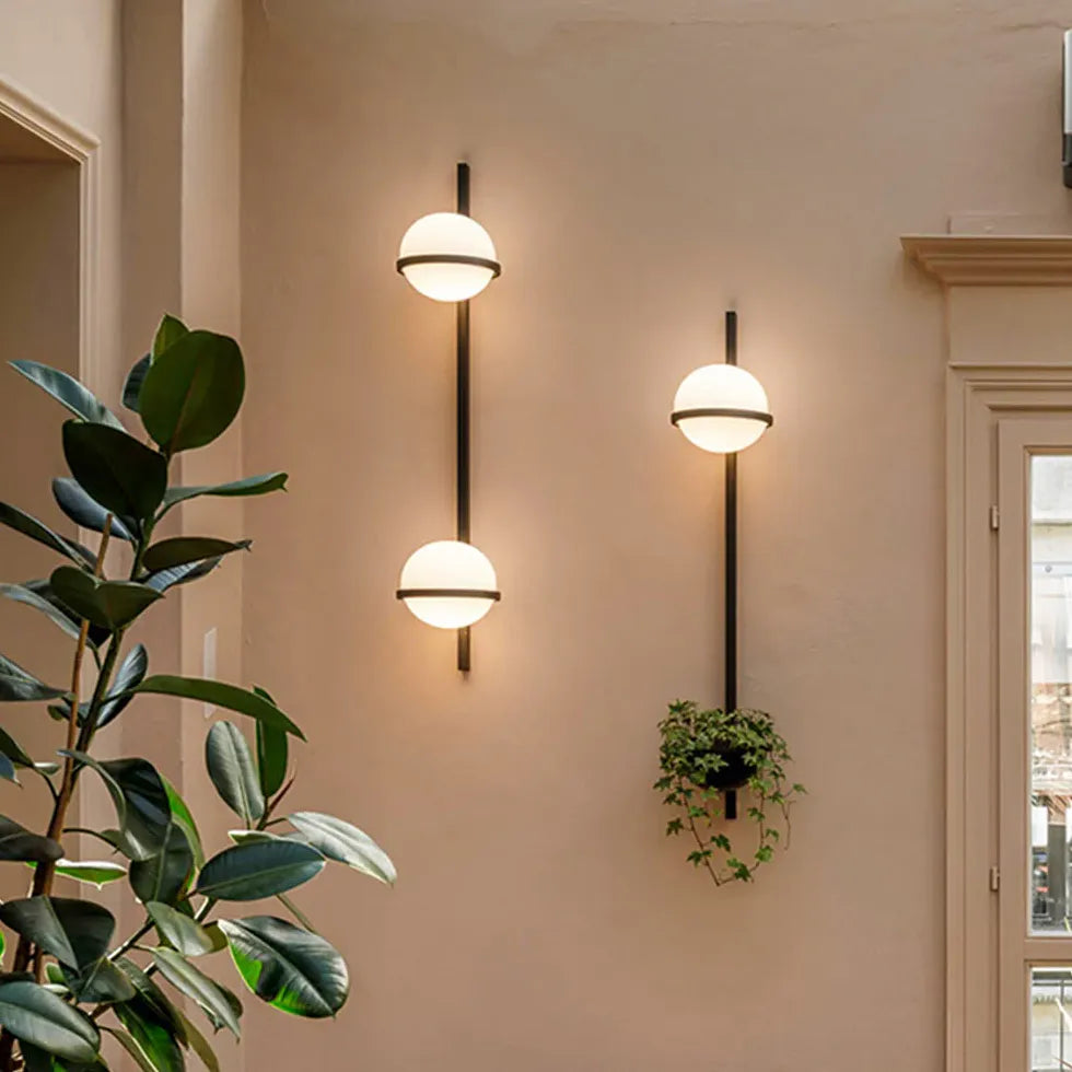 Kugelleuchte Wohnzimmer Modernes Schwarz Minimalistisch Elegant - Clowas.de