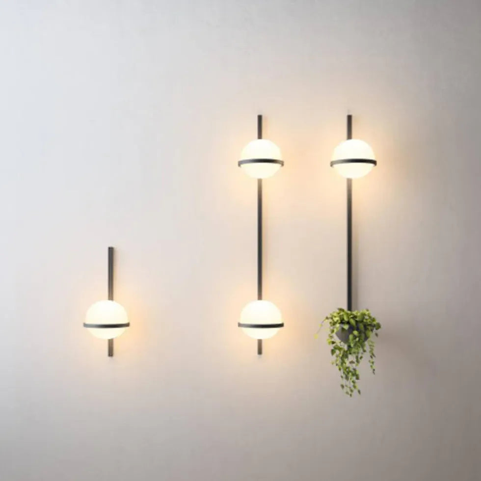Kugelleuchte Wohnzimmer Modernes Schwarz Minimalistisch Elegant - Clowas.de