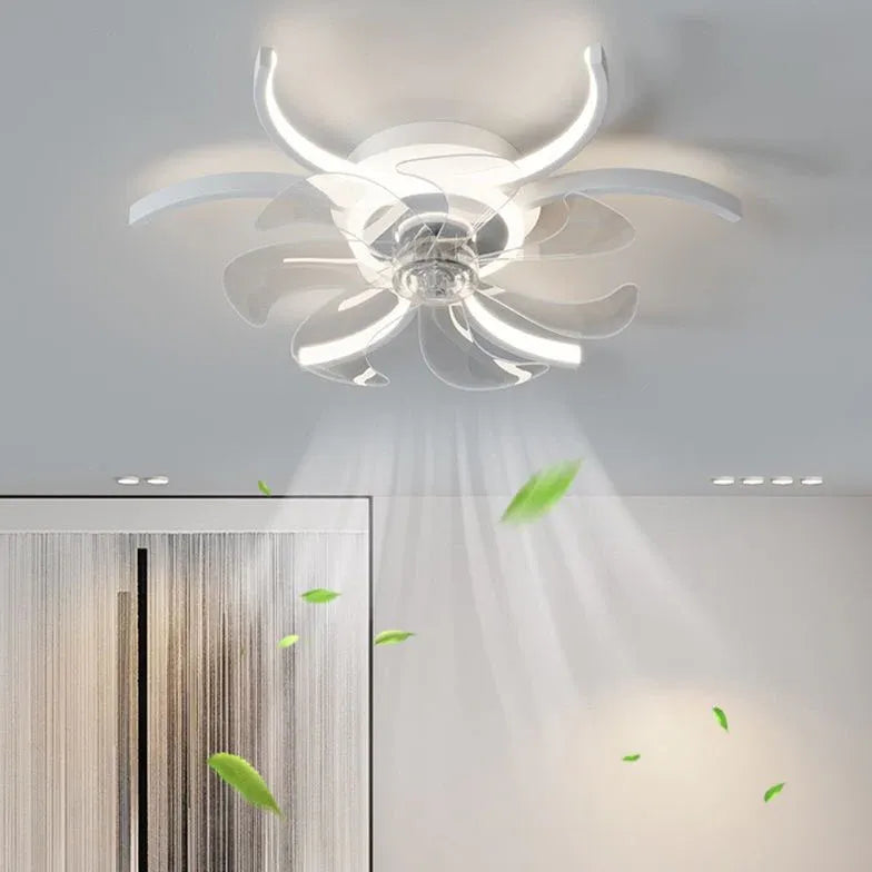 Deckenventilator mit LED Licht im modernen Design