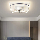 Deckenventilator leise mit Licht und Fernbedienung, modernes Design