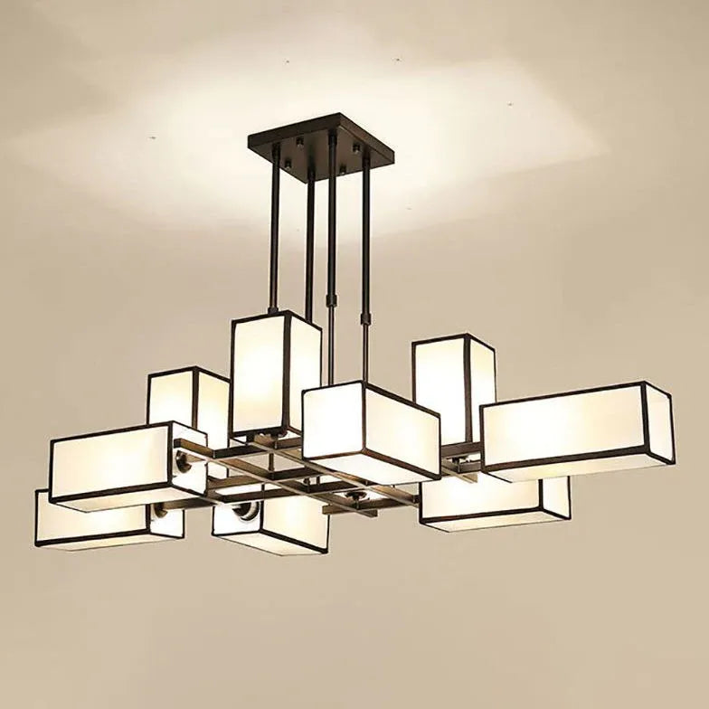 Multiple Rectangular Modern Living Room Pendant Lights