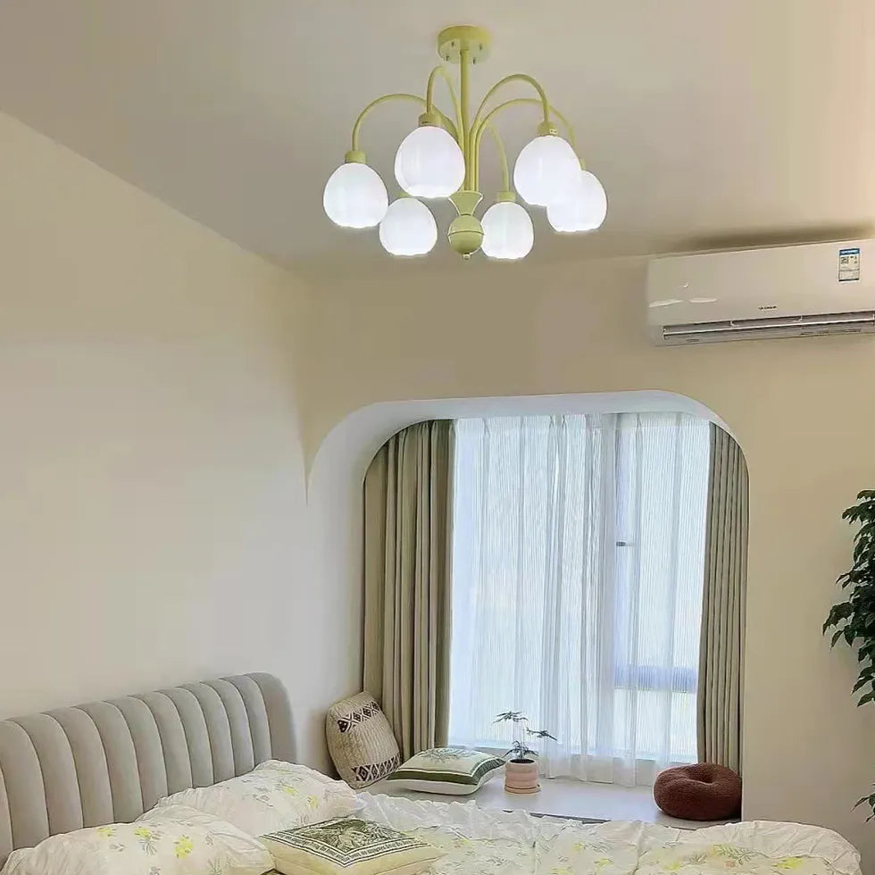 Lampen Kronleuchter in schlichtem Maiglöckchen Creme Stil - Clowas.de