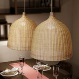 Landhaus Pendelleuchten moderne minimalistische Lichtgestaltung aus Bambus - Clowas.de