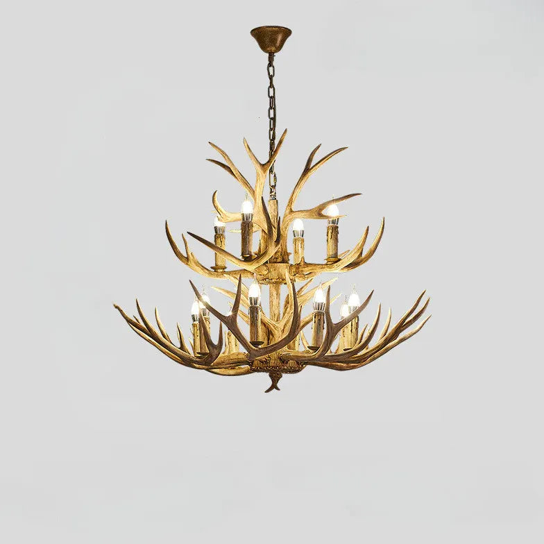 Landhausstil Kronleuchter im antiken rustikalen Design - Clowas.de