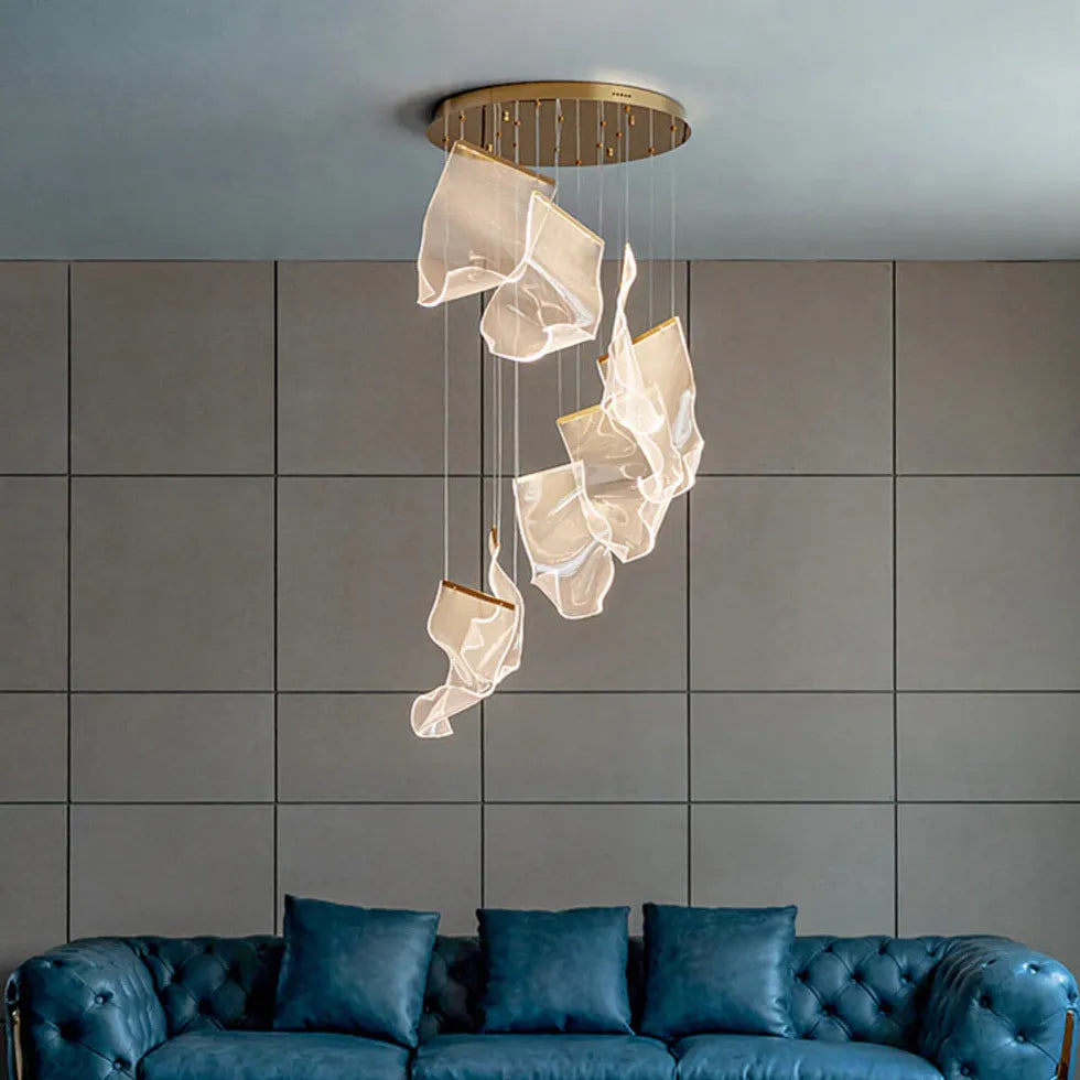 Lange Pendelleuchte Treppenhaus im skandinavischen Design - Clowas.de