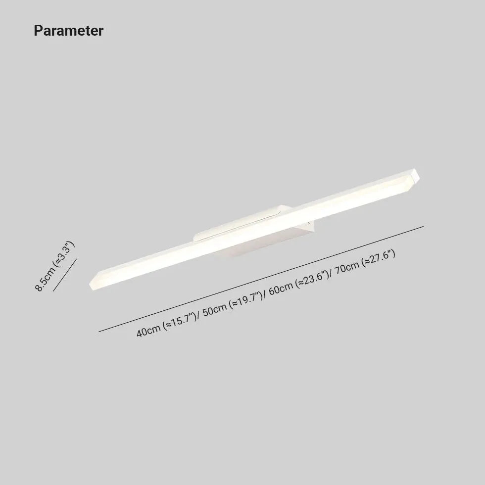 Badezimmer LED Wandleuchte modern weiß minimalistisch - Clowas.de
