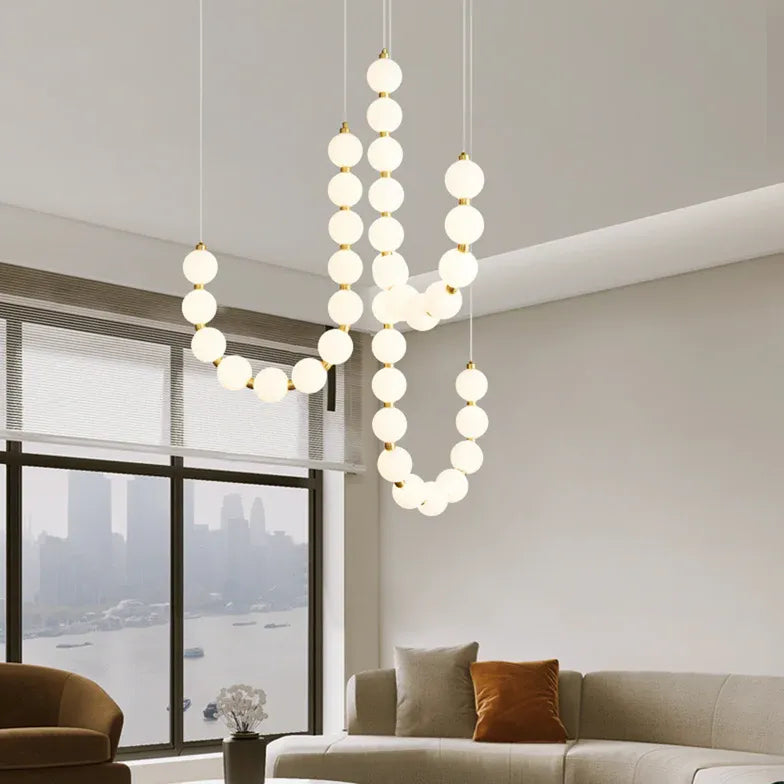 Längliche Pendelleuchte moderne nordische Acryl Design - Clowas.de