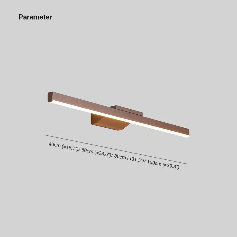 LED Badezimmer Wandleuchte mit langer dimmbarer Form - Clowas.de