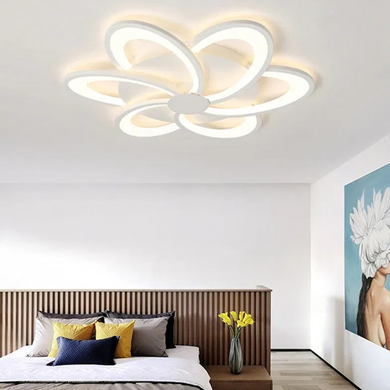 LED Deckenleuchte dimmbar ohne Fernbedienung in Blütenform - Clowas.de