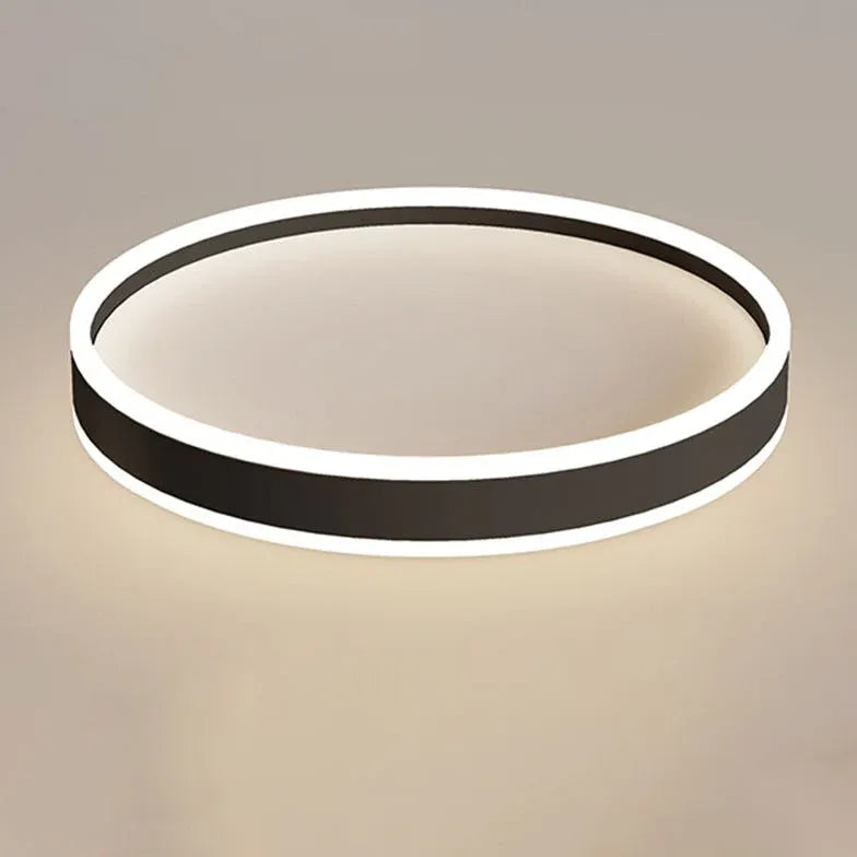 LED Deckenleuchte dimmbar schlafzimmer nordisch modern rund - Clowas.de