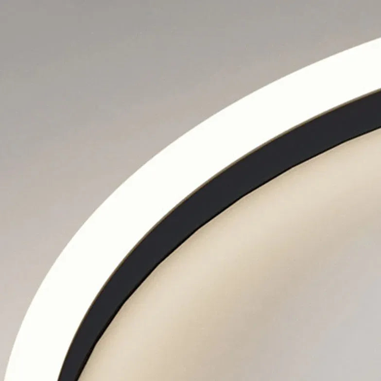 LED Deckenleuchte dimmbar schlafzimmer nordisch modern rund - Clowas.de