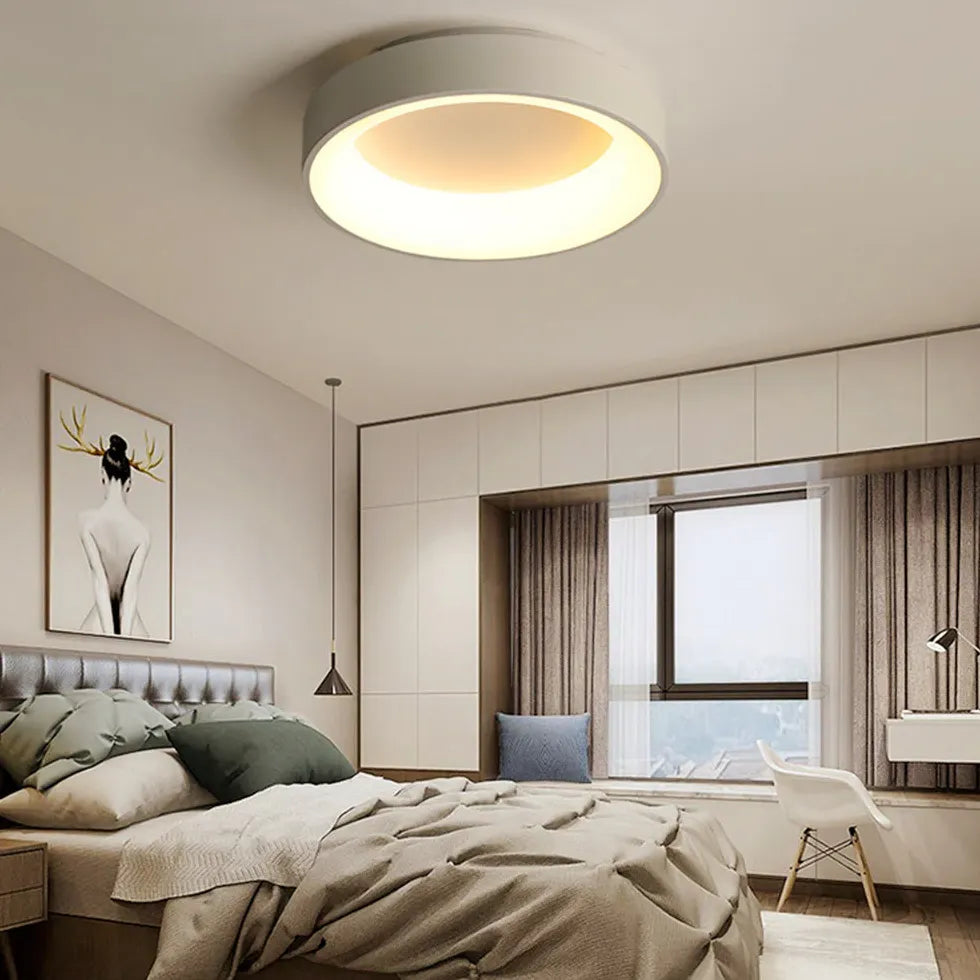 LED Deckenleuchte dimmbar Schlafzimmer modern und schlicht - Clowas.de
