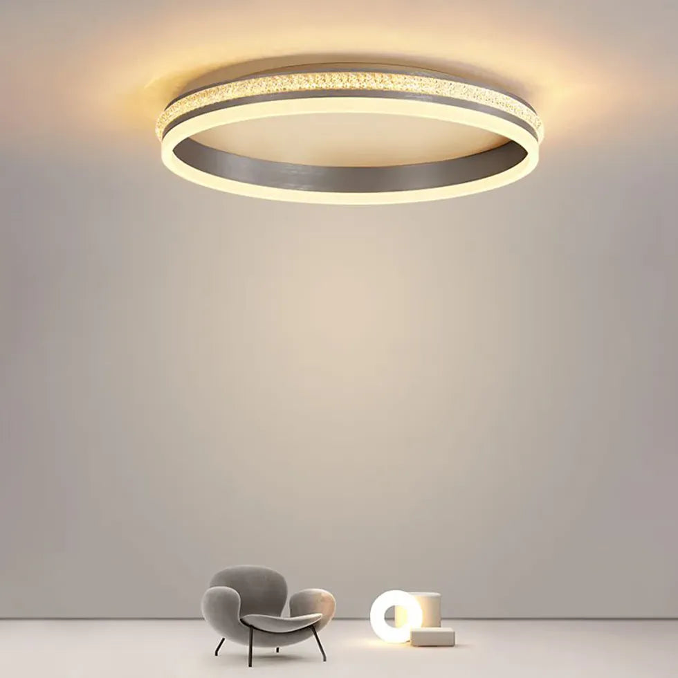 LED Deckenleuchte dimmbar über Lichtschalter modern rund - Clowas.de