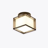 LED Deckenleuchte eckig flach im modernen Eisenstil - Clowas.de