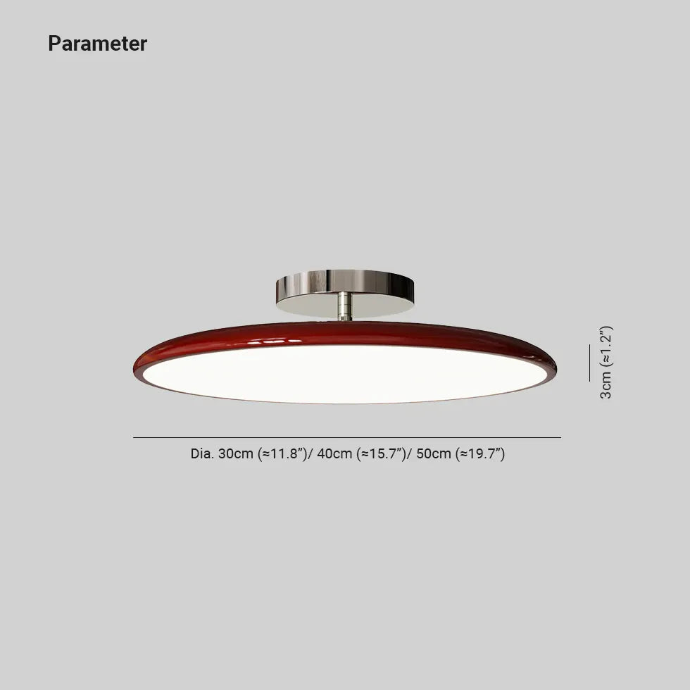 LED Deckenleuchte im Bauhaus Stil runde Form - Clowas.de