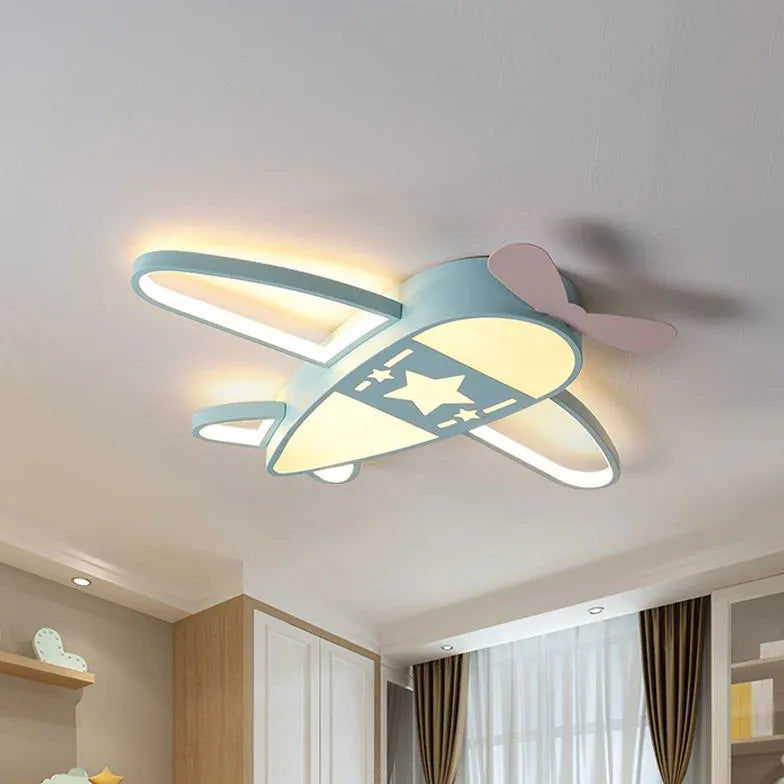 LED Deckenleuchte Kinderzimmer Kreative Cartoon Flugzeug - Clowas.de