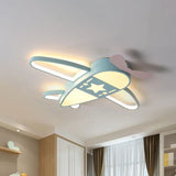 LED Deckenleuchte Kinderzimmer Kreative Cartoon Flugzeug - Clowas.de