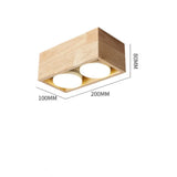 LED Deckenleuchte klein Holzbox schlicht - Clowas.de