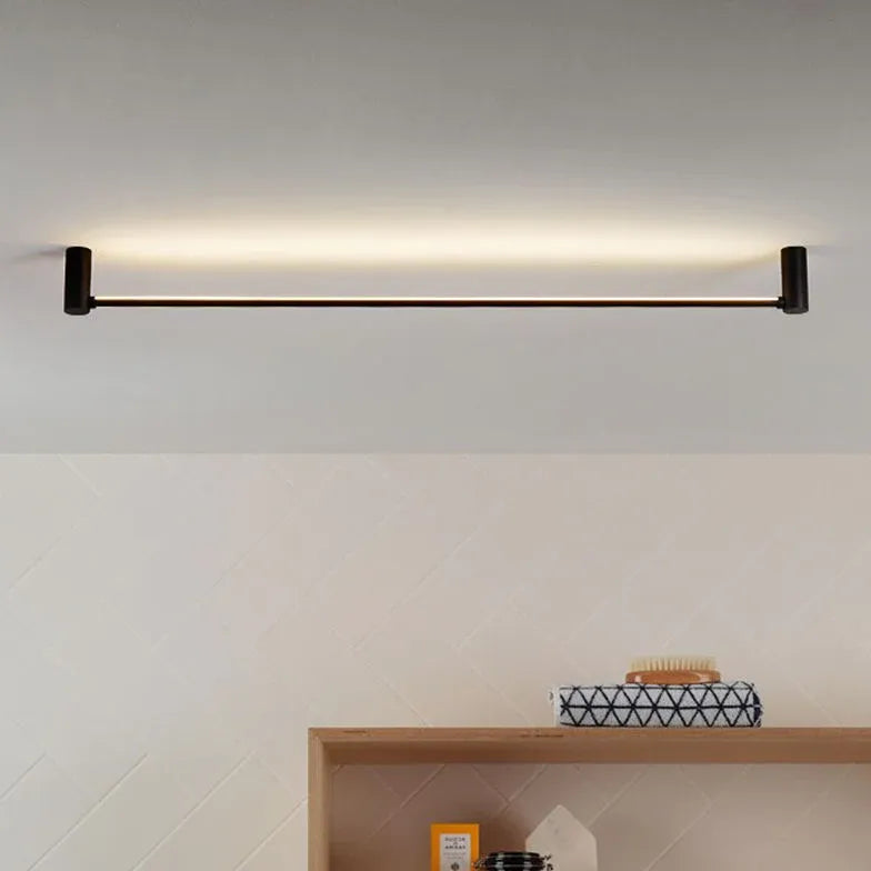 LED Deckenleuchte lang minimalistisch nordisch Schlafzimmer - Clowas.de