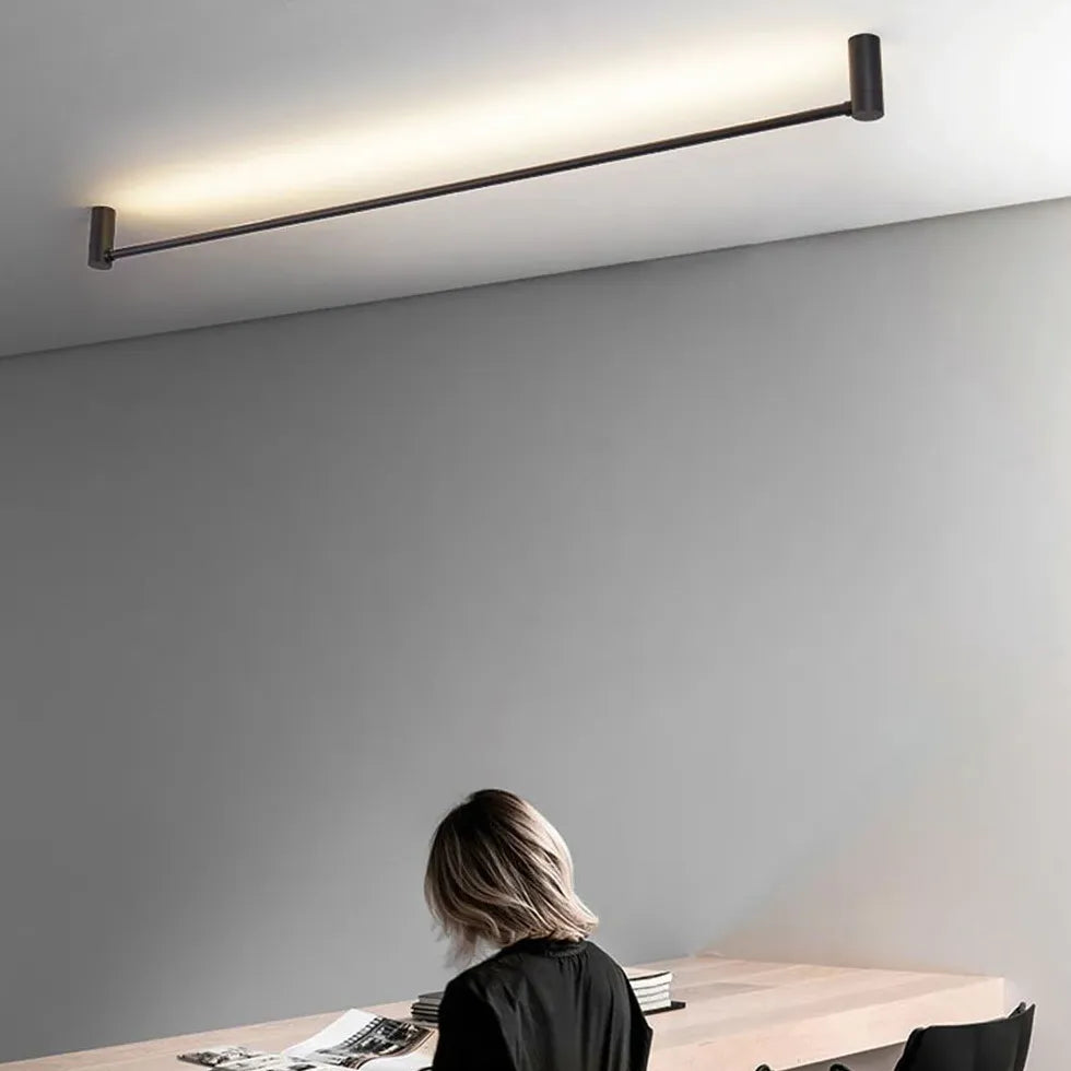 LED Deckenleuchte lang minimalistisch nordisch Schlafzimmer - Clowas.de