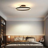 LED Deckenleuchte Ringe in schwarzem modernem Stil - Clowas.de