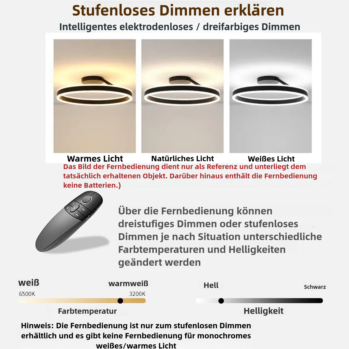 LED Deckenleuchte Ringe in schwarzem modernem Stil - Clowas.de