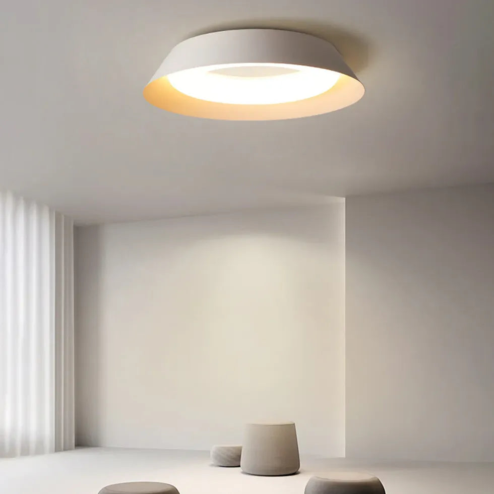 LED-Deckenleuchte rund 40 cm nordisches modernes Design - Clowas.de