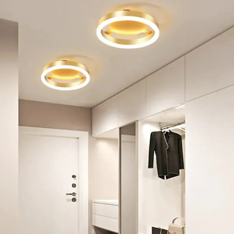 LED Deckenleuchte rund flach im nordischen modernen Stil - Clowas.de