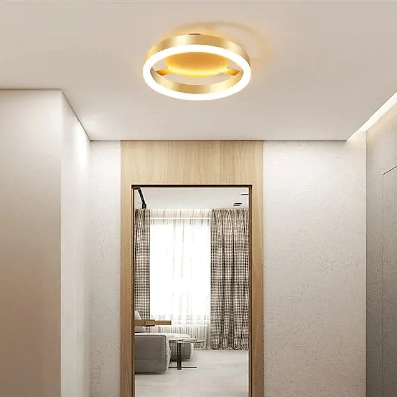 LED Deckenleuchte rund flach im nordischen modernen Stil - Clowas.de