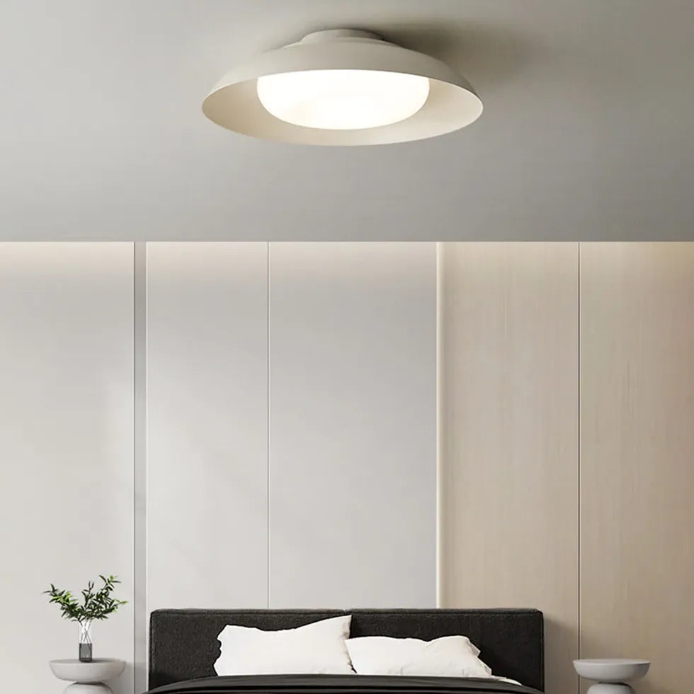 LED Deckenleuchte Weiß im Milchigen Japanischen Flur - Clowas.de