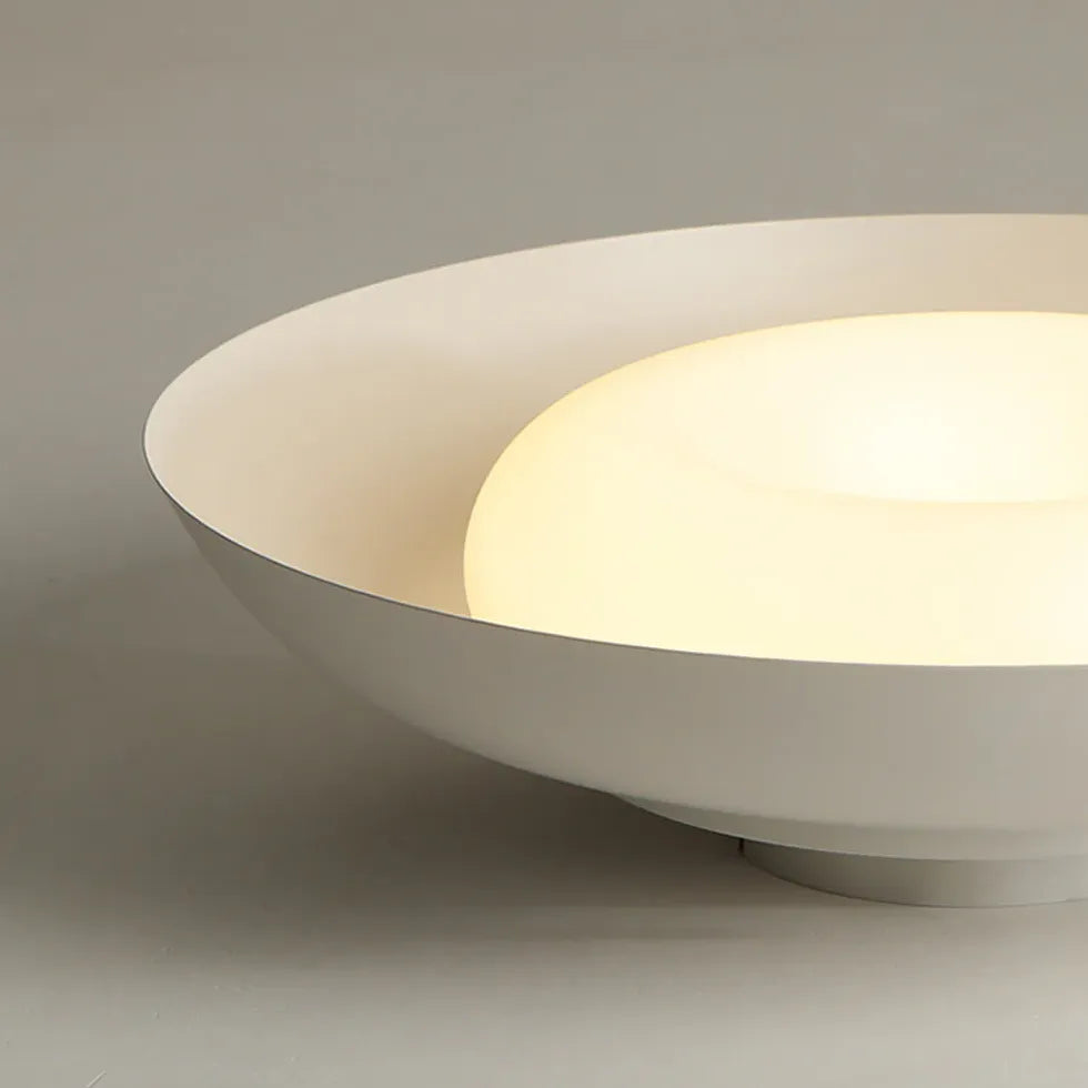LED Deckenleuchte Weiß im Milchigen Japanischen Flur - Clowas.de