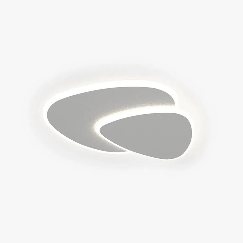 LED Deckenleuchte Wohnzimmer dimmbar Dreieck Kunst modern - Clowas.de