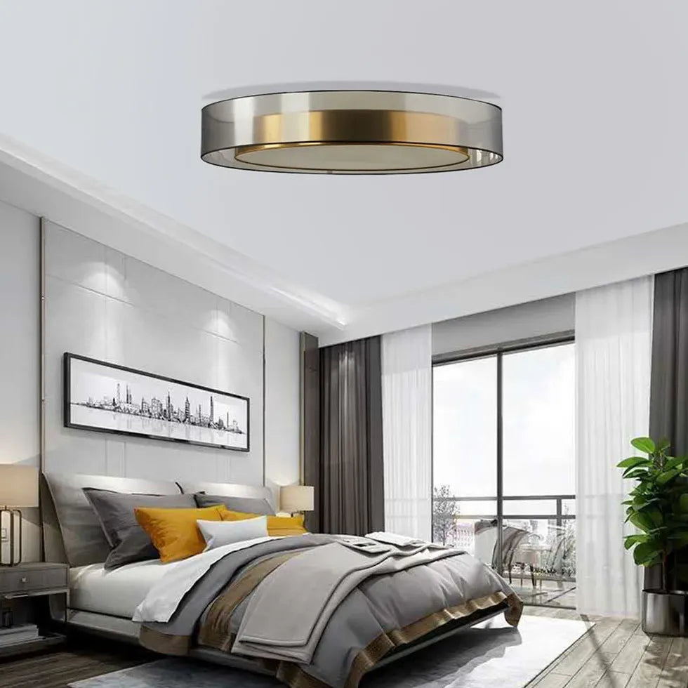 LED Deckenleuchte Wohnzimmer modern dimmbar runde Form - Clowas.de