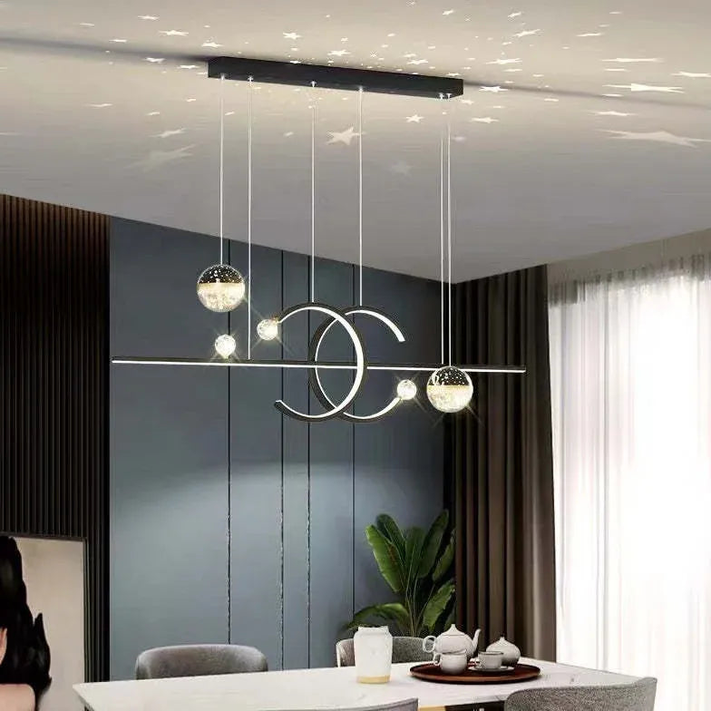 LED Hängelampe Wohnzimmer nordisch schlicht modern - Clowas.de