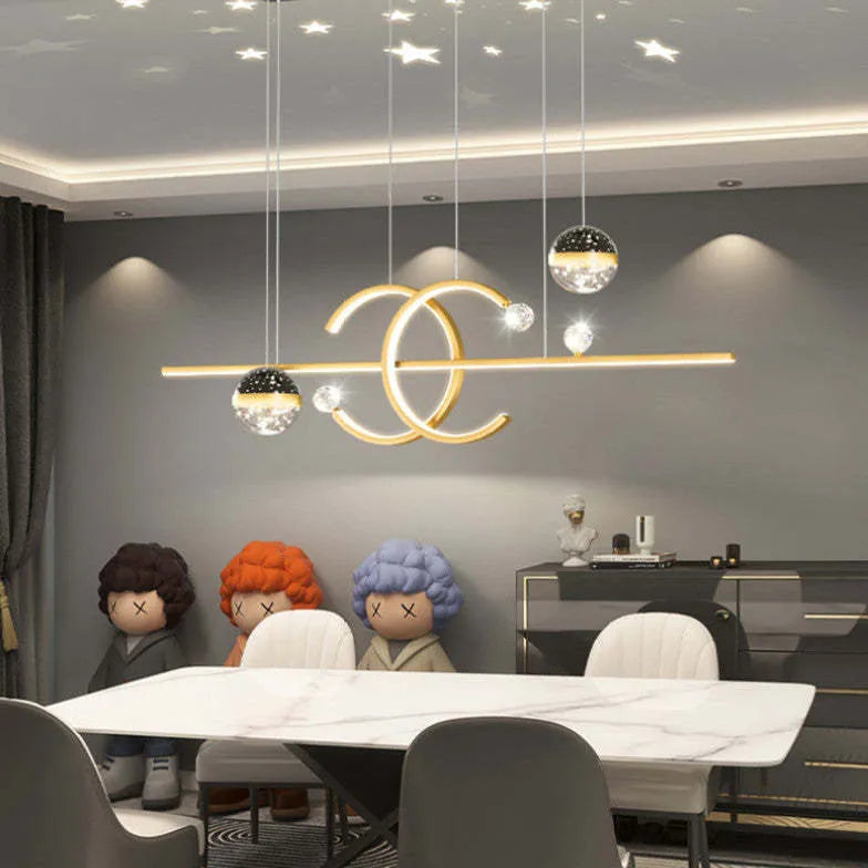 LED Hängelampe Wohnzimmer nordisch schlicht modern - Clowas.de