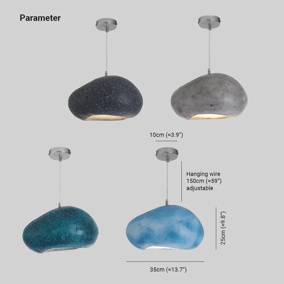 LED Hängelampen Esszimmer nordisch minimalistisch Steinform - Clowas.de